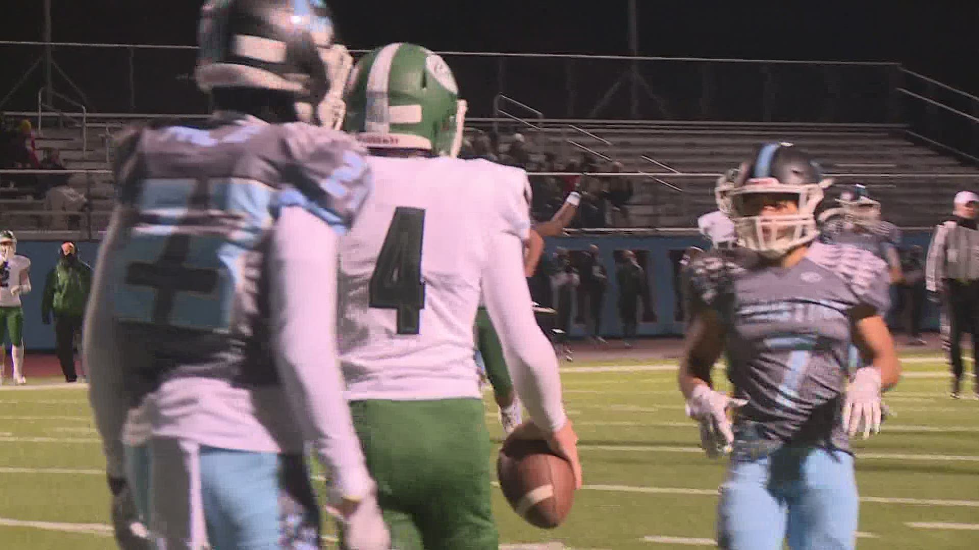 Highlights from Division 4 playoff action between Wayland and Grand Rapids Christian