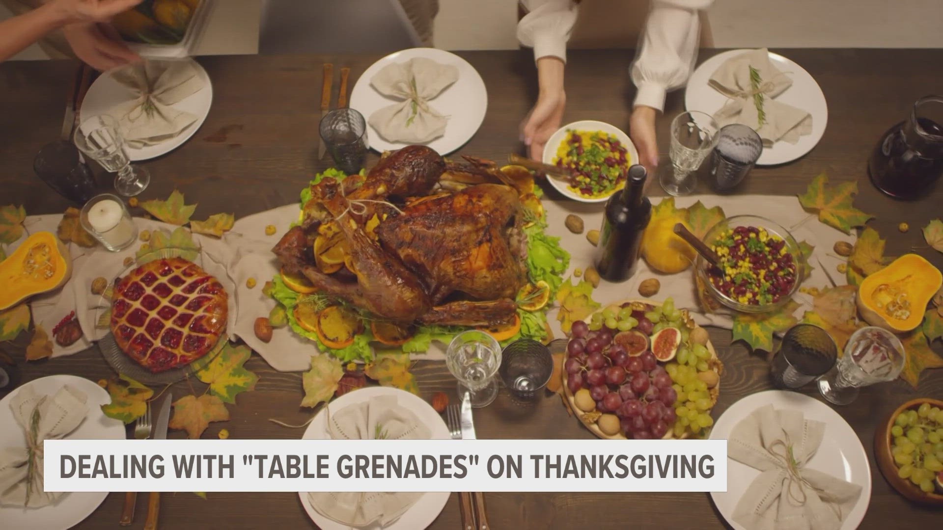 Awkward family conversations inevitably come up at Thanksgiving, but there are ways to handle them with grace.