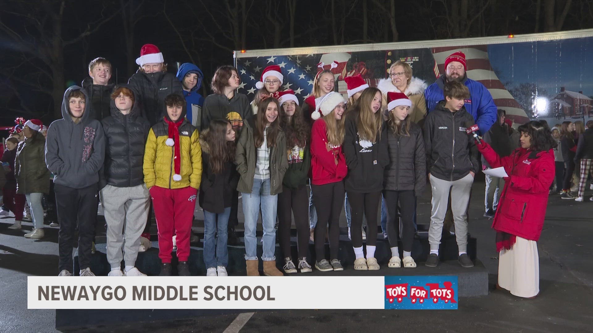 Toys for Tots is receiving thousands of donations thanks to participating schools in the School Spirit Challenge.