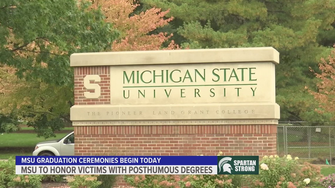 Michigan State to honor students killed in shooting with posthumous ...