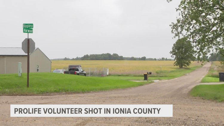 Pro-life volunteer recovering after being shot while passing out pamphlets in Ionia Co.