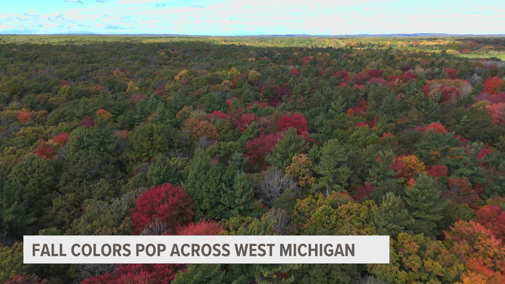 When the trees turn color is dependent on the weather. Here's a look at the current fall colors in West Michigan, and when we can expect to see the peak.