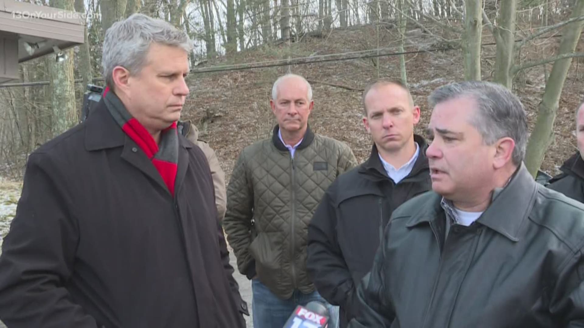 Friday, U.S. Rep. Bill Huizenga was in Spring Lake surveying lakeshore erosion in his district.