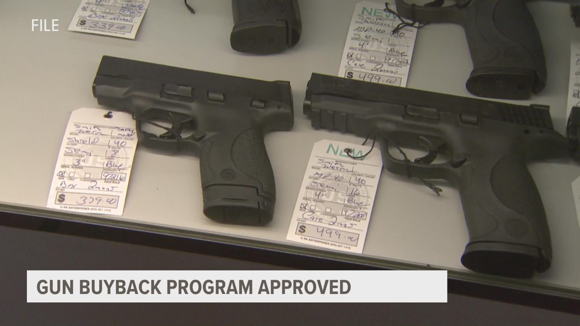 City leaders say residents will be able to turn in guns for gift cards this summer.