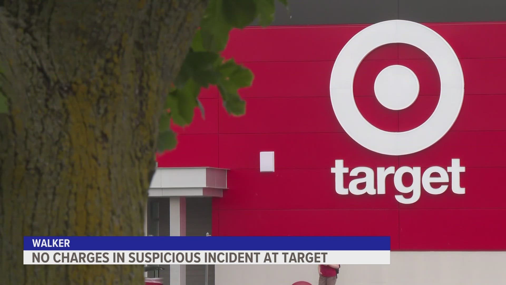 Police started looking into a 'suspicious' encounter near the dressing room area of the Target on Alpine Avenue in Walker. The case is now closed.