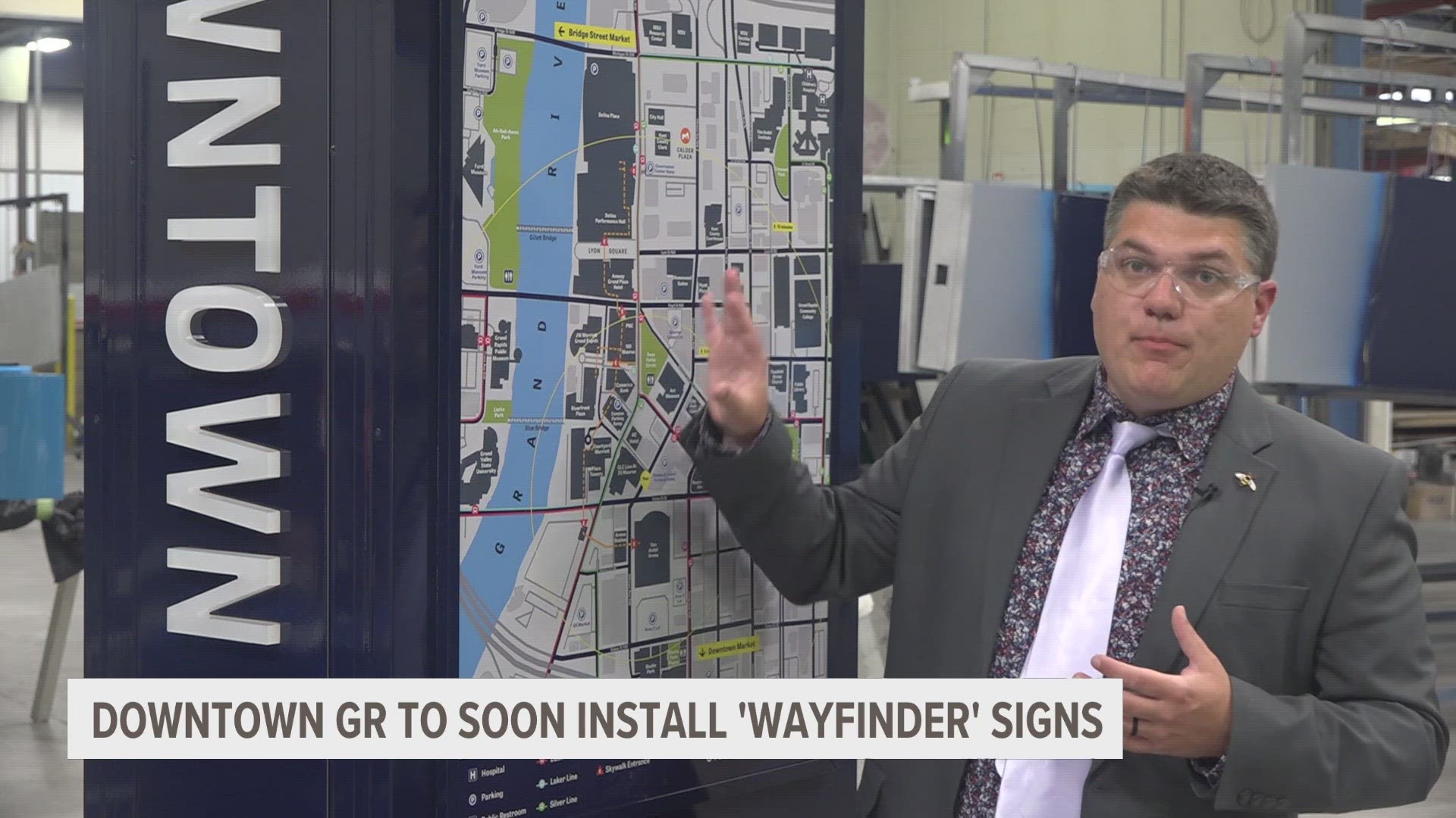 Wayfinding signs will soon be installed in the downtown area, reflecting the city's new business' and help people navigate the growing areas.