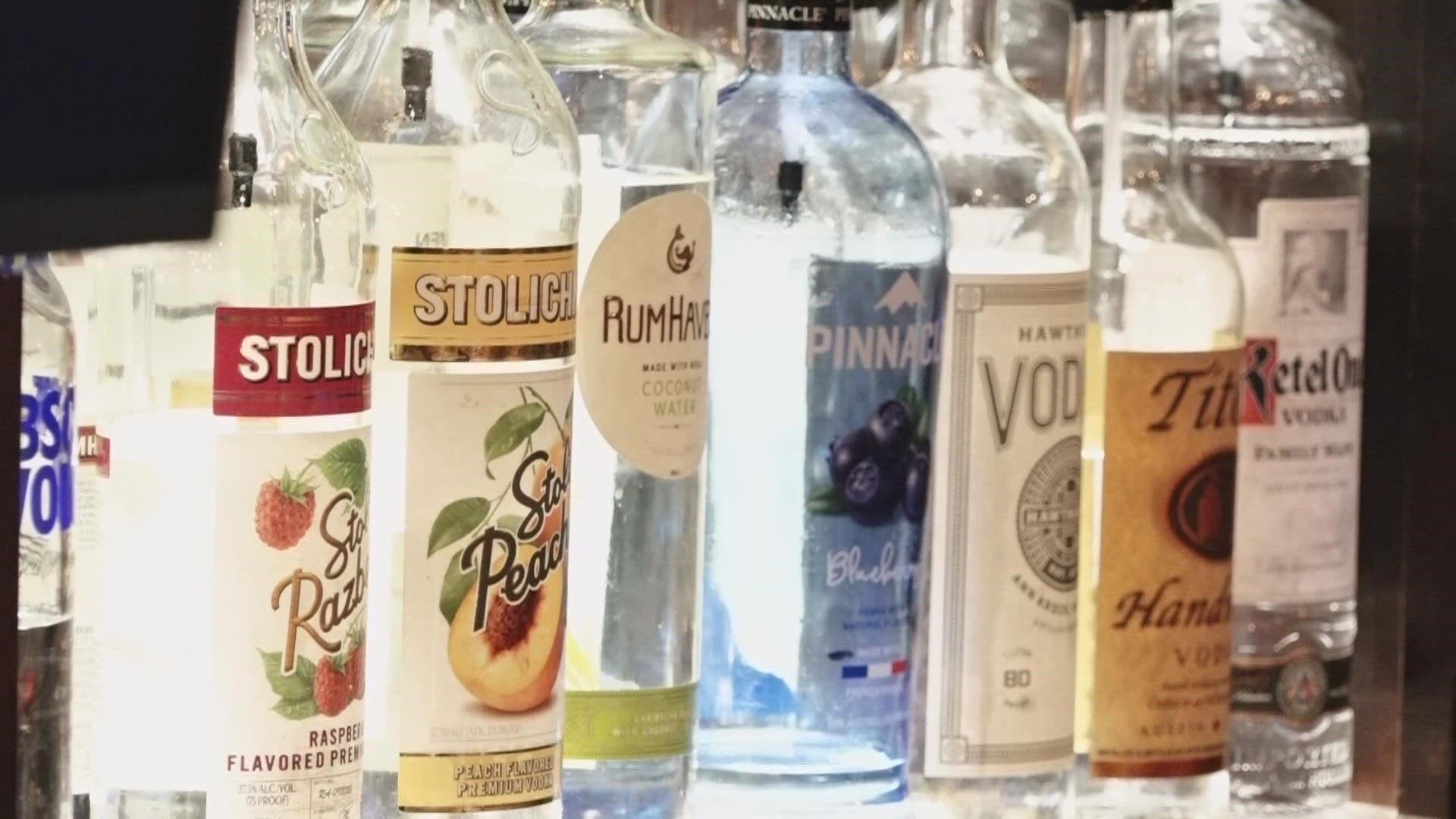 Choosing to not serve Russian-made vodka may be more of a symbolic move than anything.