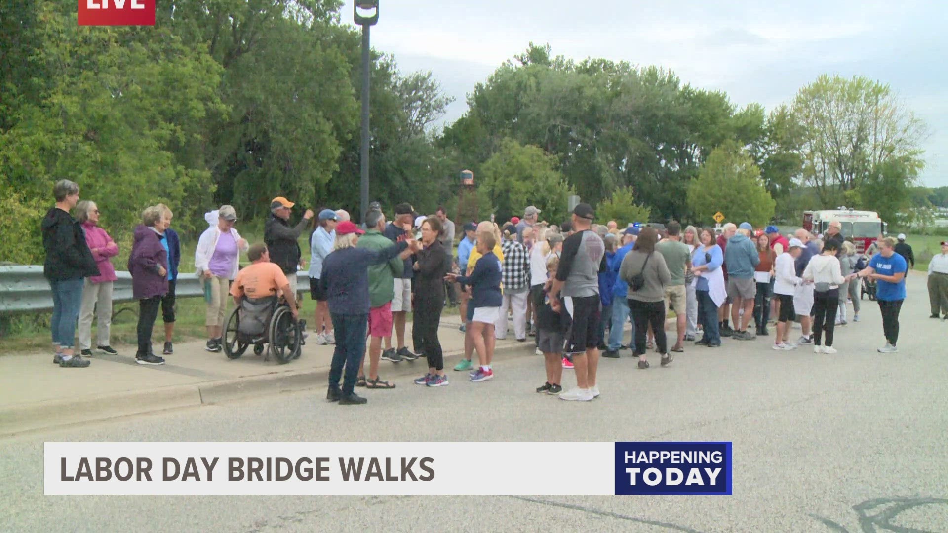 The Grand Haven bridge walk is an annual three-and-a-half mile tradition along the lakeshore.