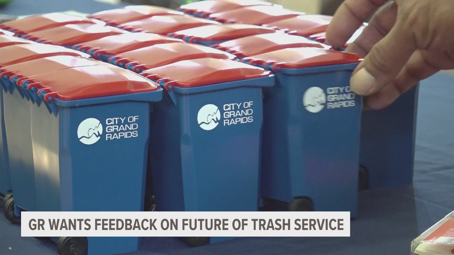Through the end of August, the city will be conducting a survey to see if community members would support changes to the way trash is collected.