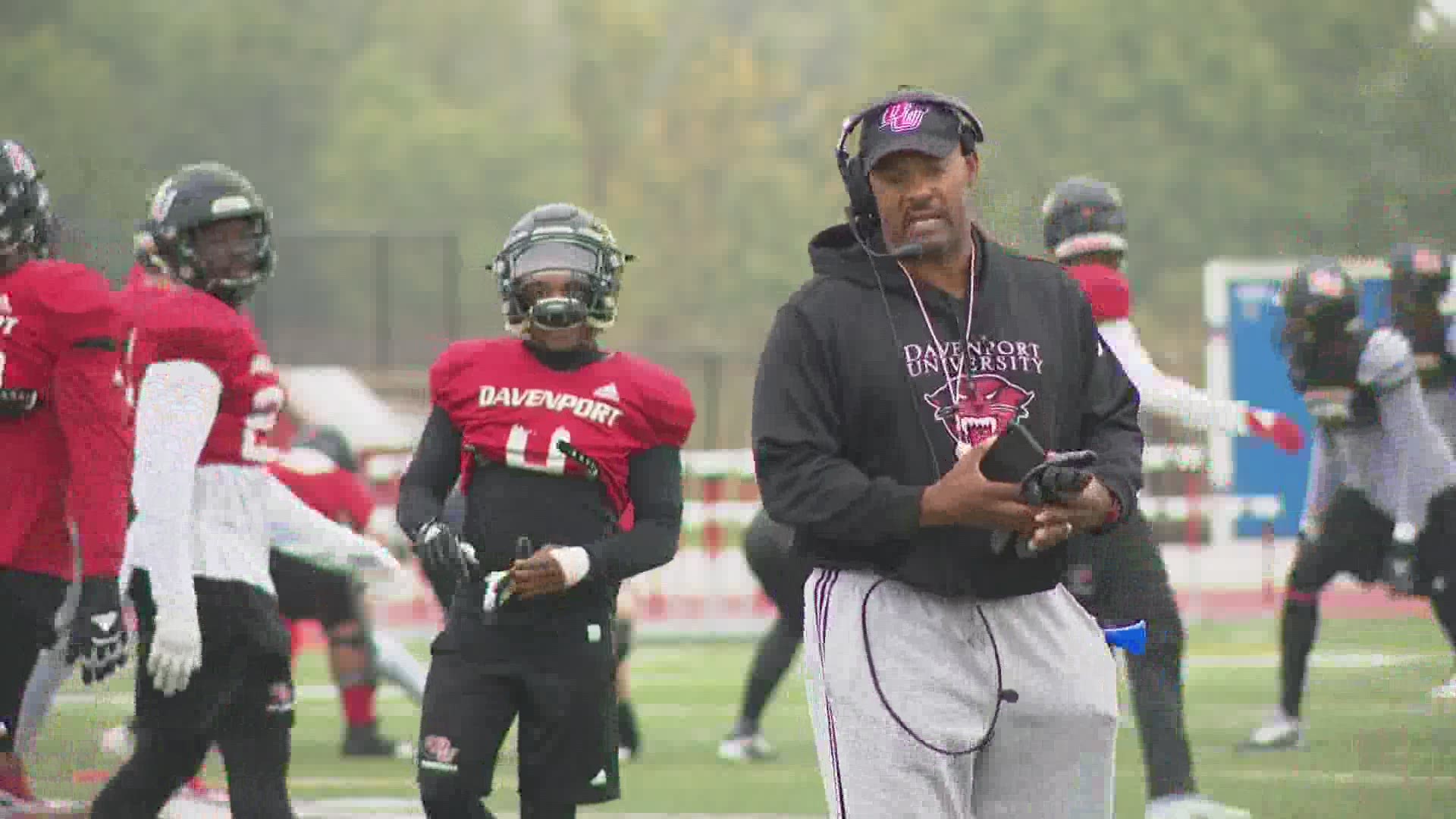 Davenport head coach Sparky McEwen believes D-II schools could actually benefit from the restrictions the ongoing pandemic has placed on recruiting.