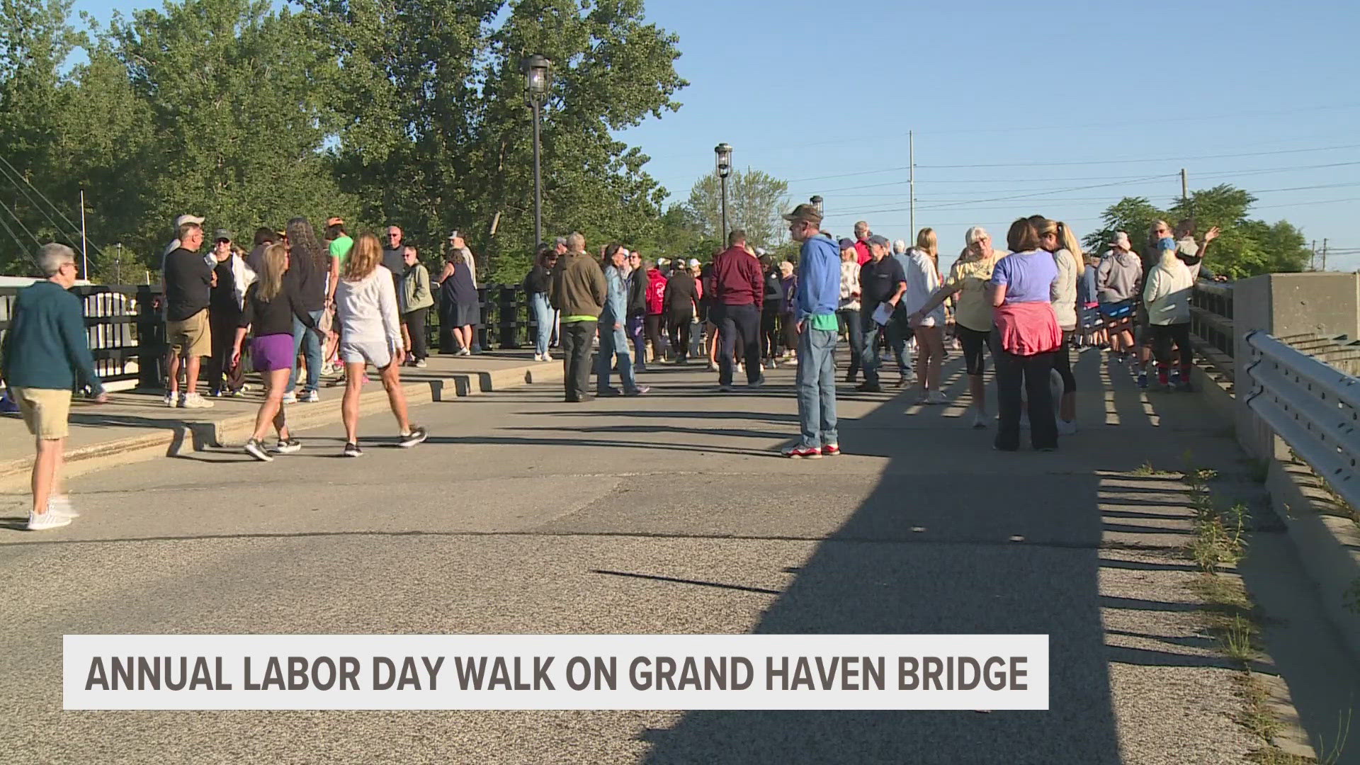 One Grand Haven resident said the walk is an opportunity to chat and connect with neighbors while enjoying the scenery.