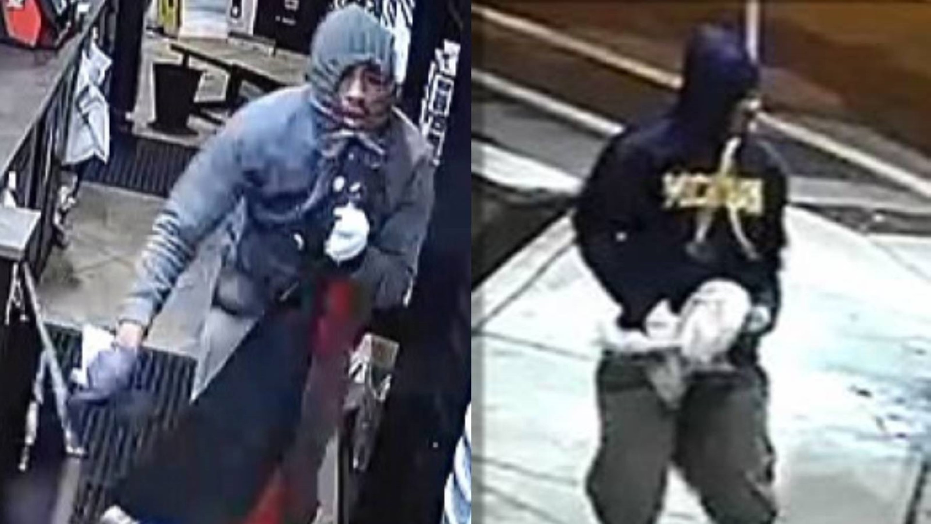 Police in Grand Rapids have released surveillance photos of two suspects who broke into Creston Market earlier this week.