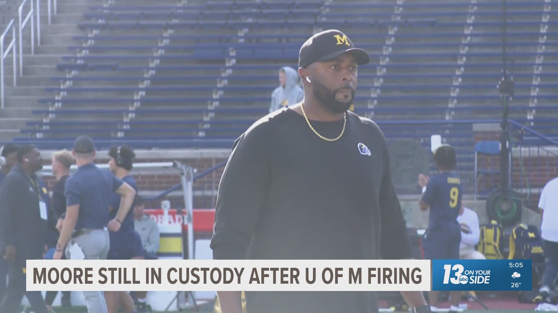 Former Michigan football head coach Sherrone Moore still in custody ...