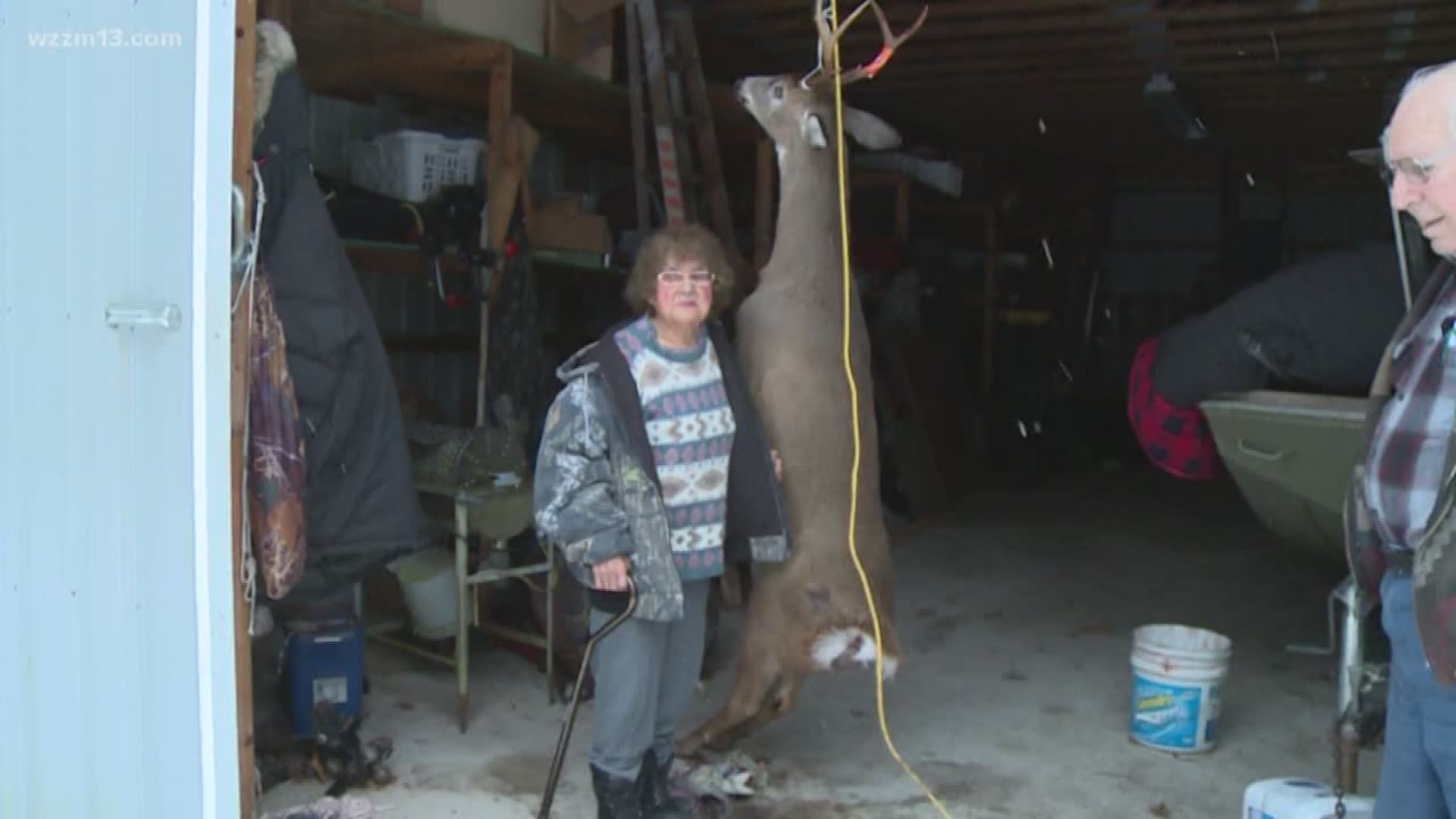 90-year-old woman bags a buck