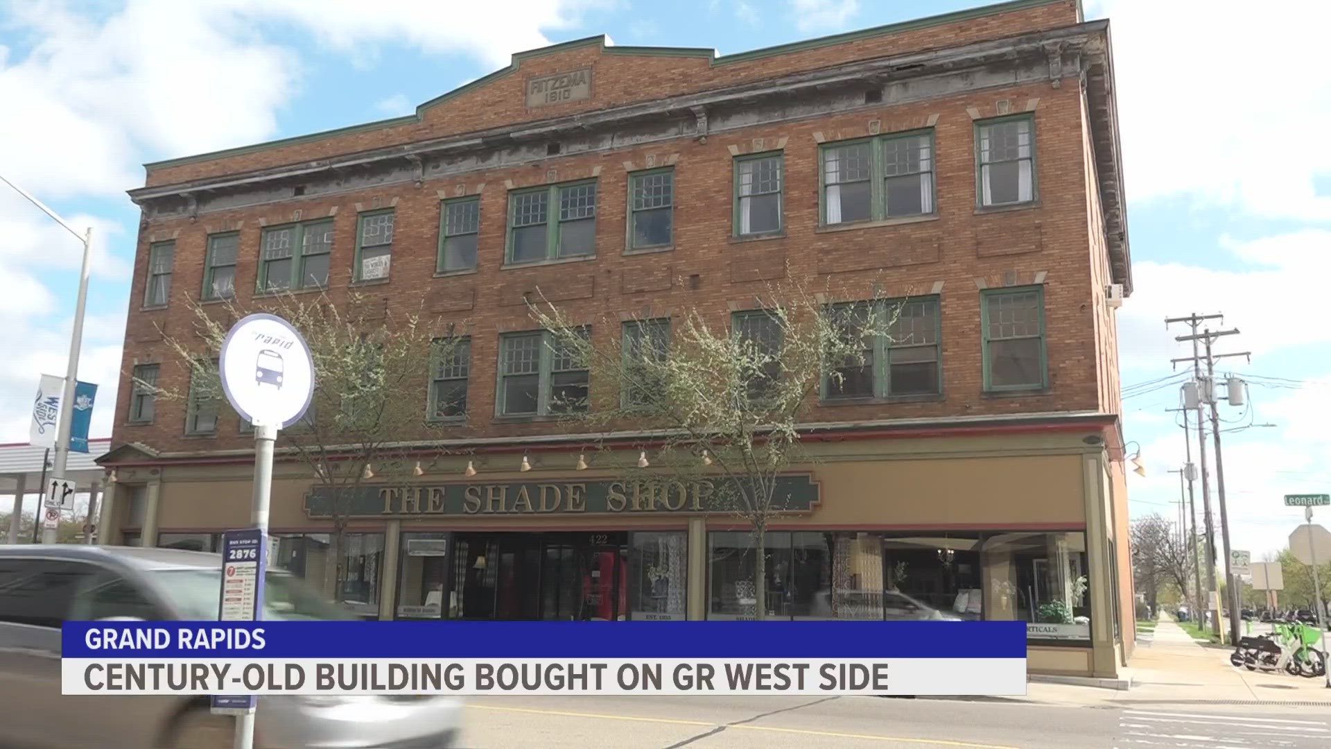 Zach Verhulst of Pure Architects plans to move his firm in the building's second floor, keeping the Shade Shop and two other businesses in the building.