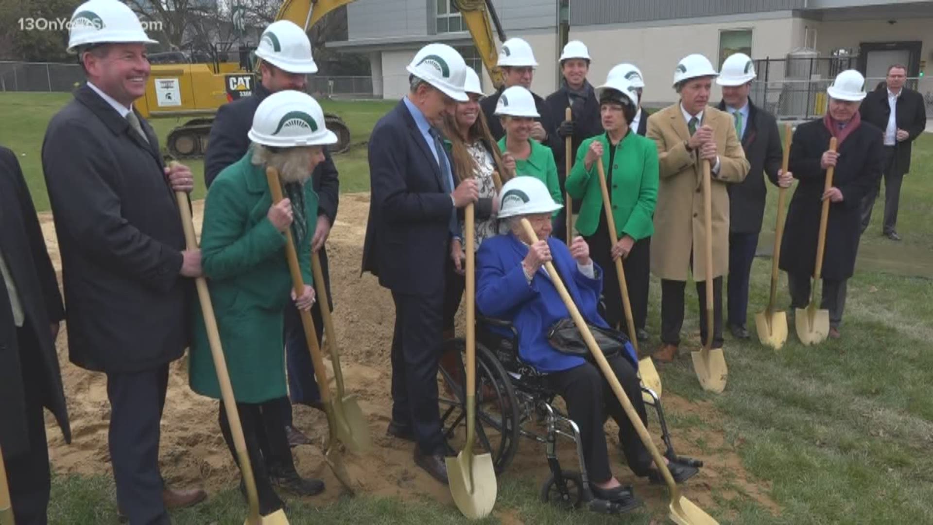 Schools Leaders broke ground today on The Doug Meijer Medical innovation building. It's located at the northeast corner of Michigan street and Monroe avenu