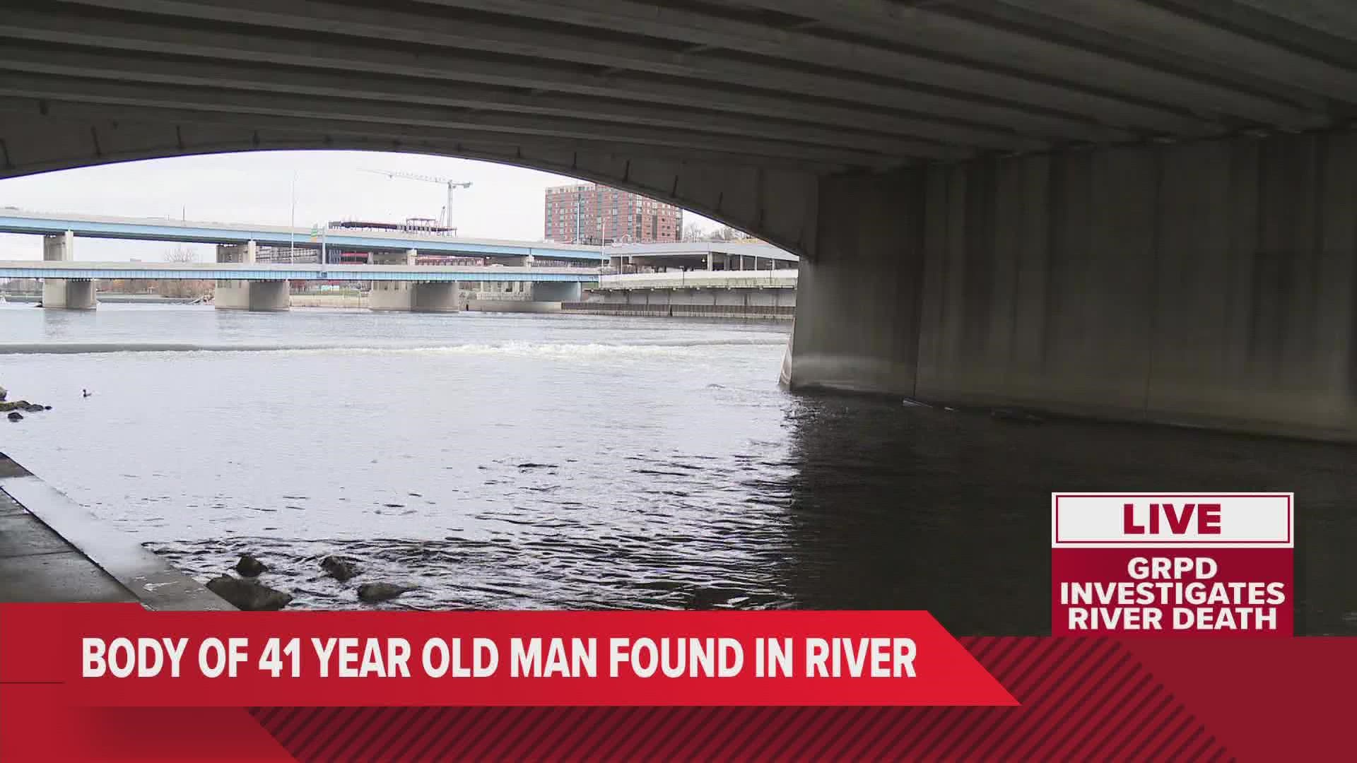 Police are investigating the death of a man whose body was pulled from the Grand River early Friday morning.
