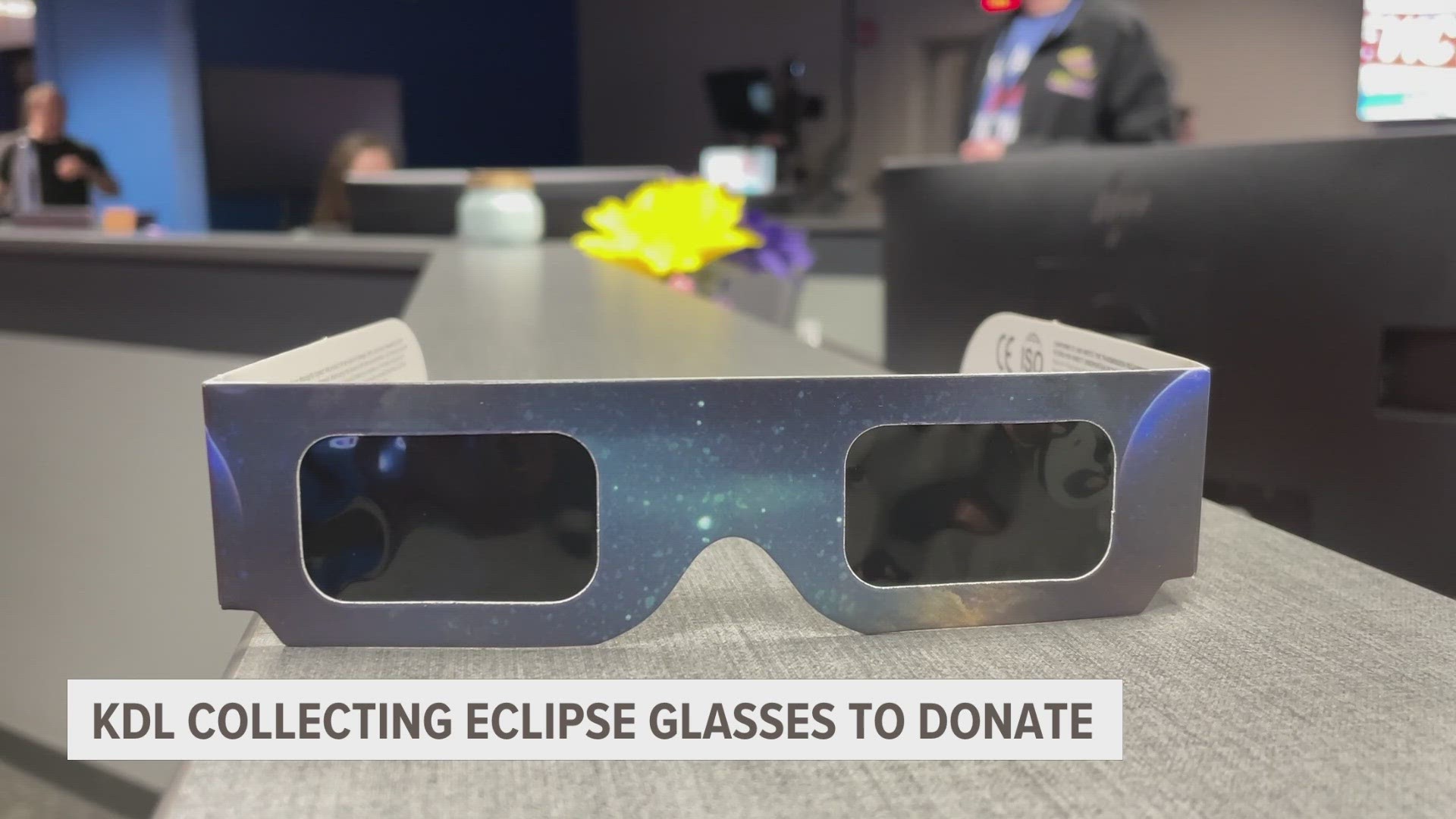 You can bring your solar eclipse glasses to any KDL branch until Earth Day (April 22). The library will donate them.