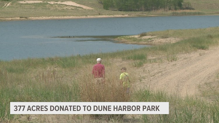 Muskegon celebrates opening of 377 acres of Dune Harbor Park