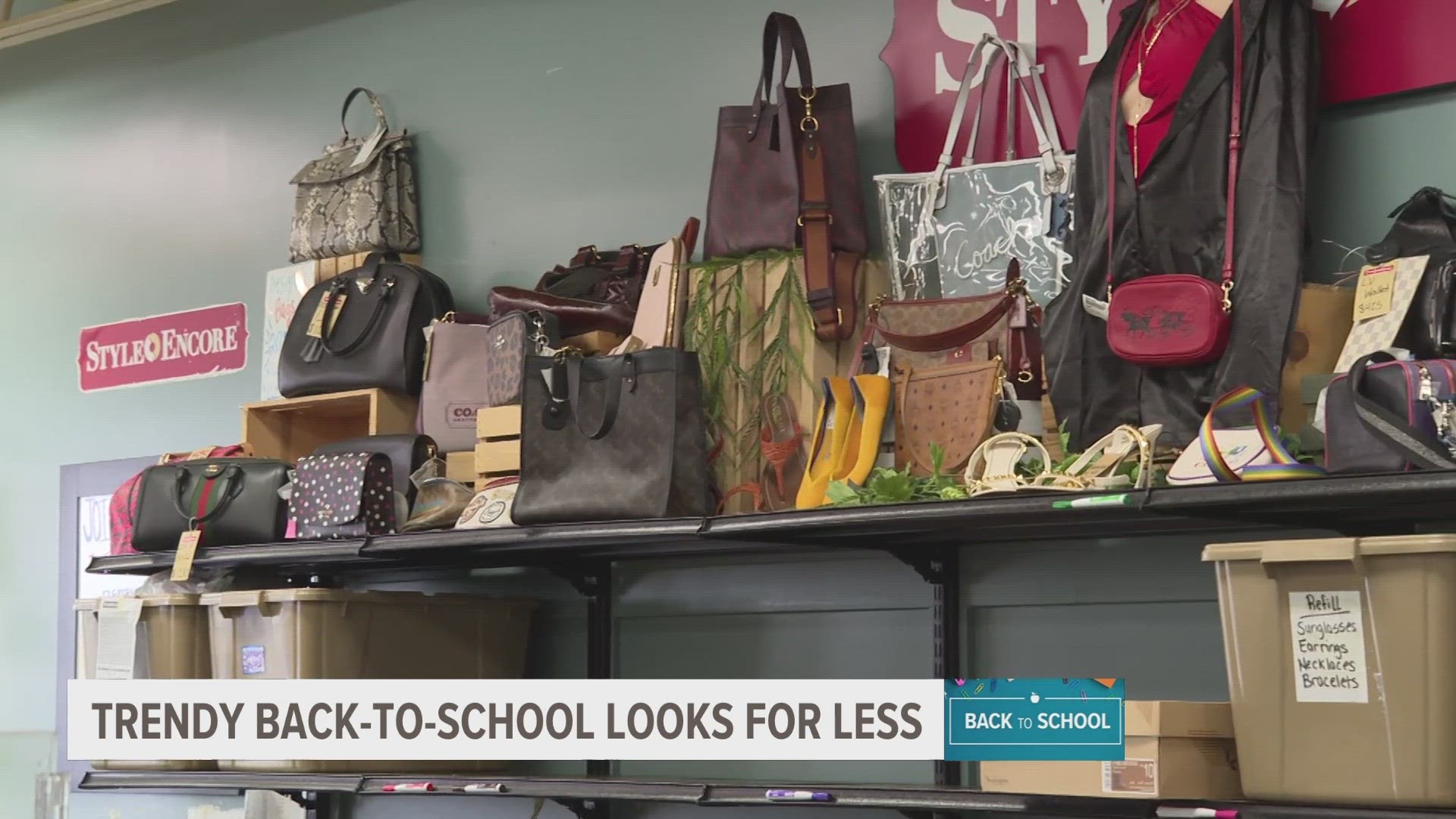 Not all your back-to-school looks have to be brand new. Style Encore buys and sells gently-used items with locations throughout West Michigan.
