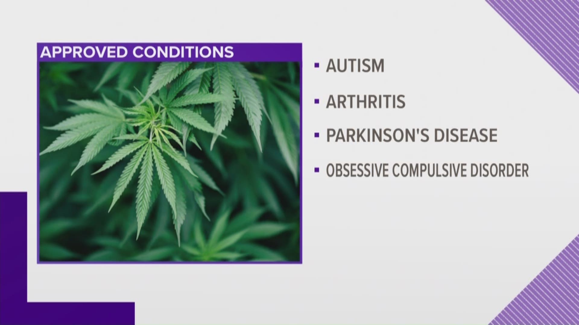 Medical marijuana conditions expand