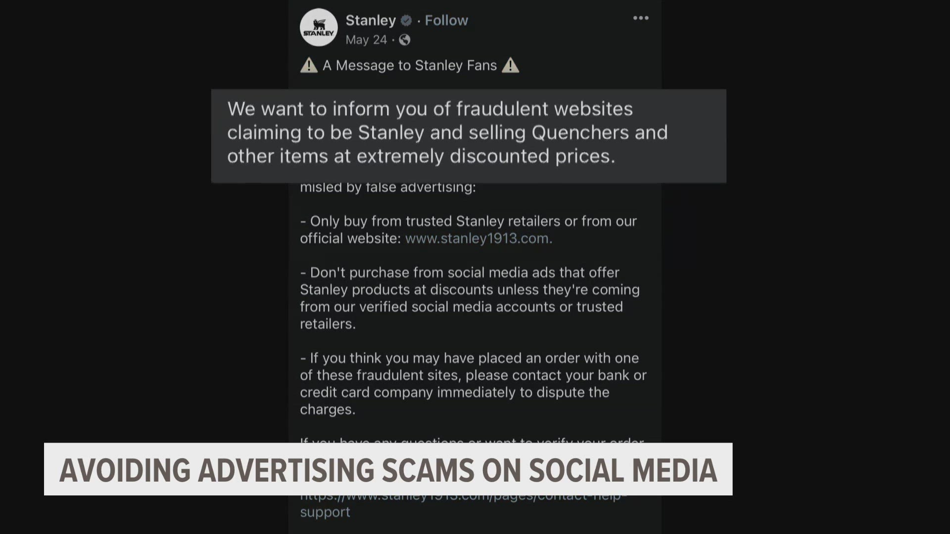 According to the Better Business Bureau, ads on social media sites like Facebook, Instagram and TikTok are particularly a problem.