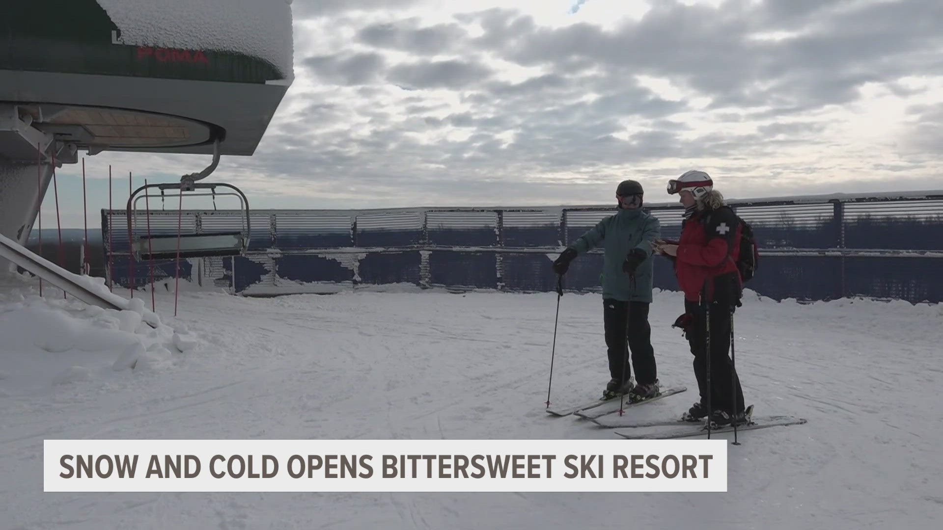 For the first time in recent years, Bittersweet Ski Resort has opened at the beginning of December. Both staff and skiers say they're looking forward to a busy year.