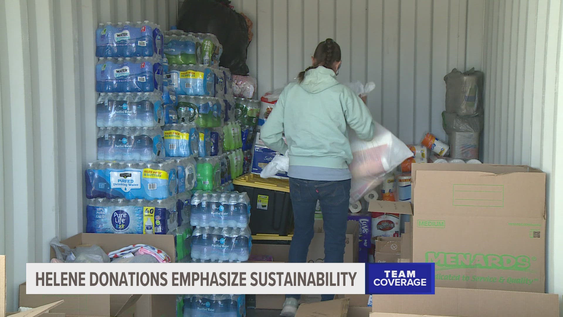 "Every box has a prayer on it or a little saying. You know, we're thinking of them. West Michigan is right there, and every box is blessed," Bridge Shepherd said.