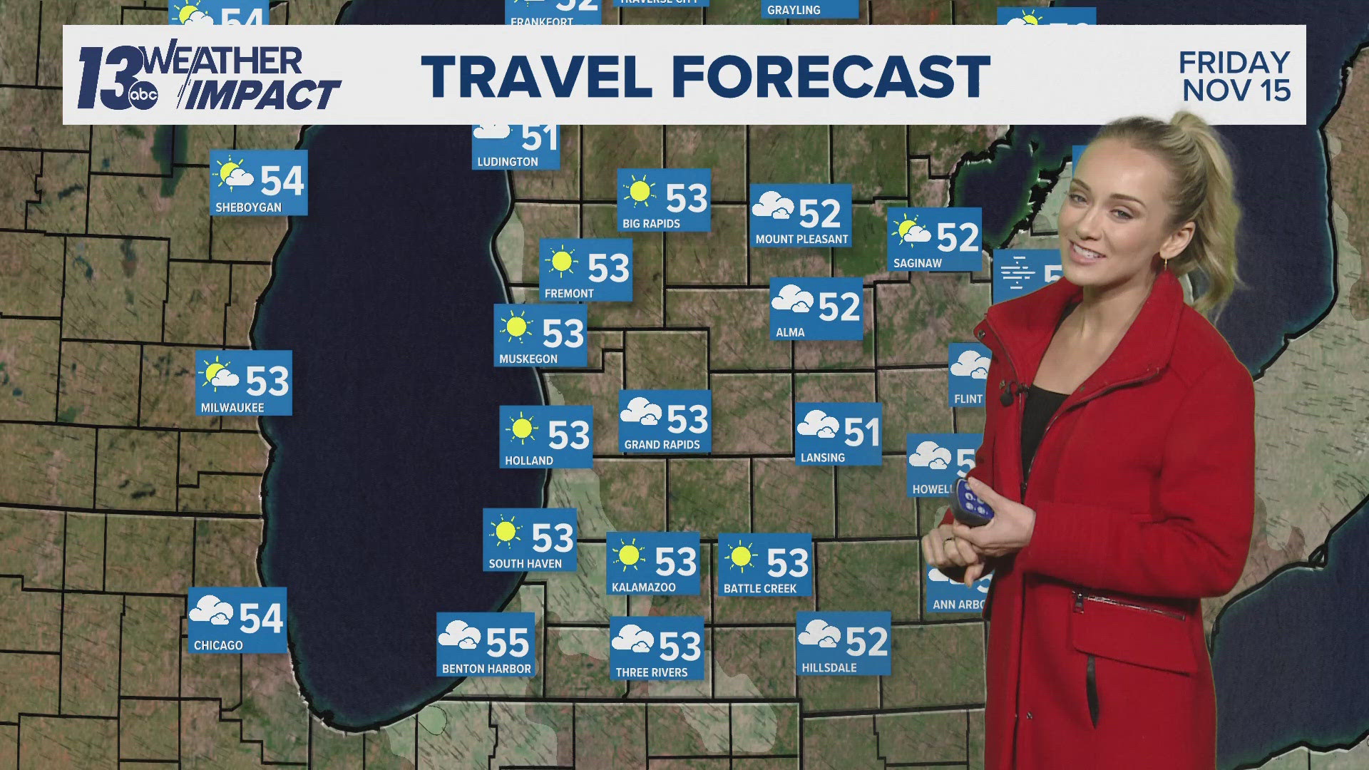 Milder temperatures remain in place through the weekend into early next week.