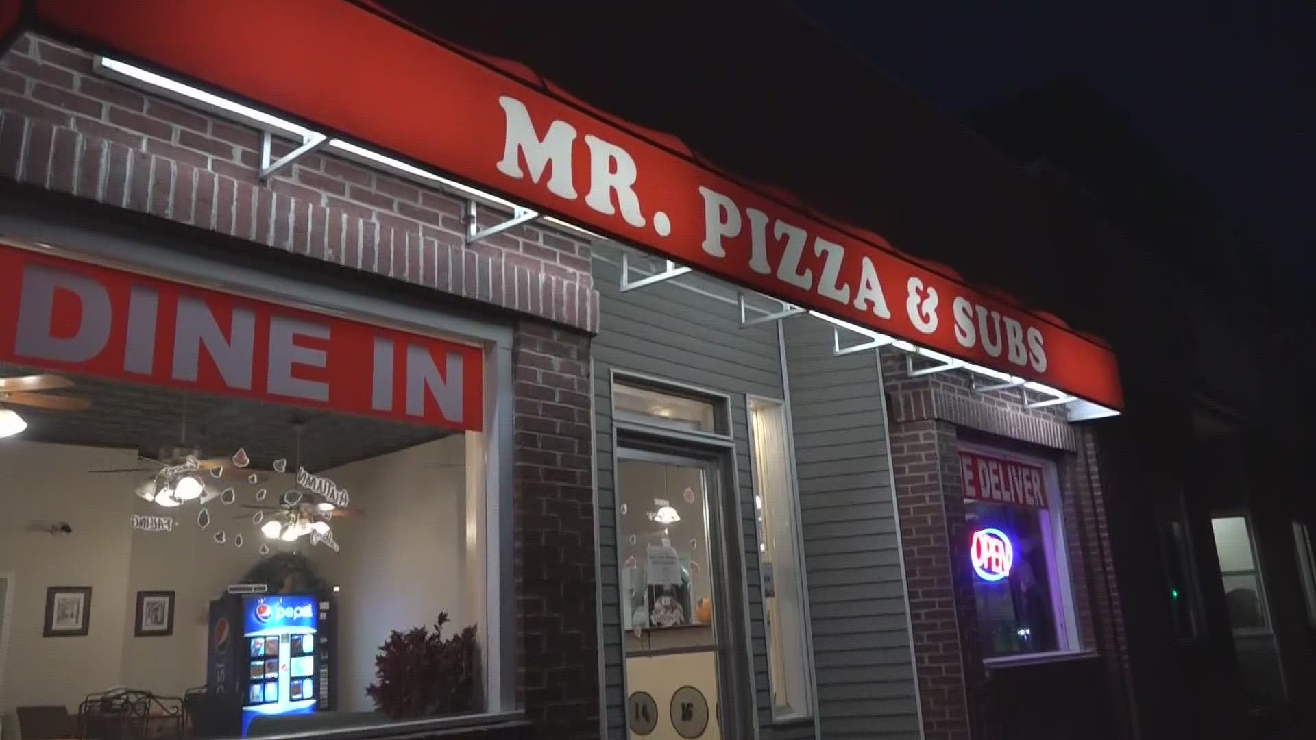 Mr. Pizza's delivery on "National Pizza Day" marked the latest donation for a restaurant that's proved itself charitable during the pandemic.