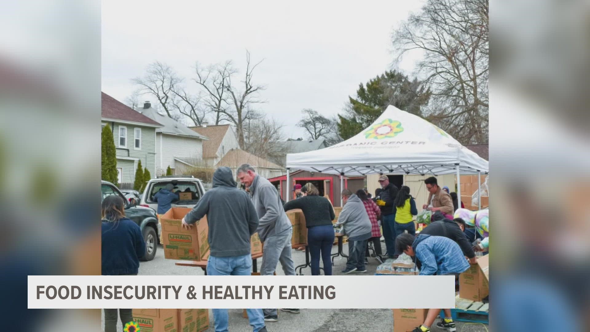 The Hispanic Center of Western Michigan is using food drives and cooking programs to fight food insecurity and teach families how to eat healthily.