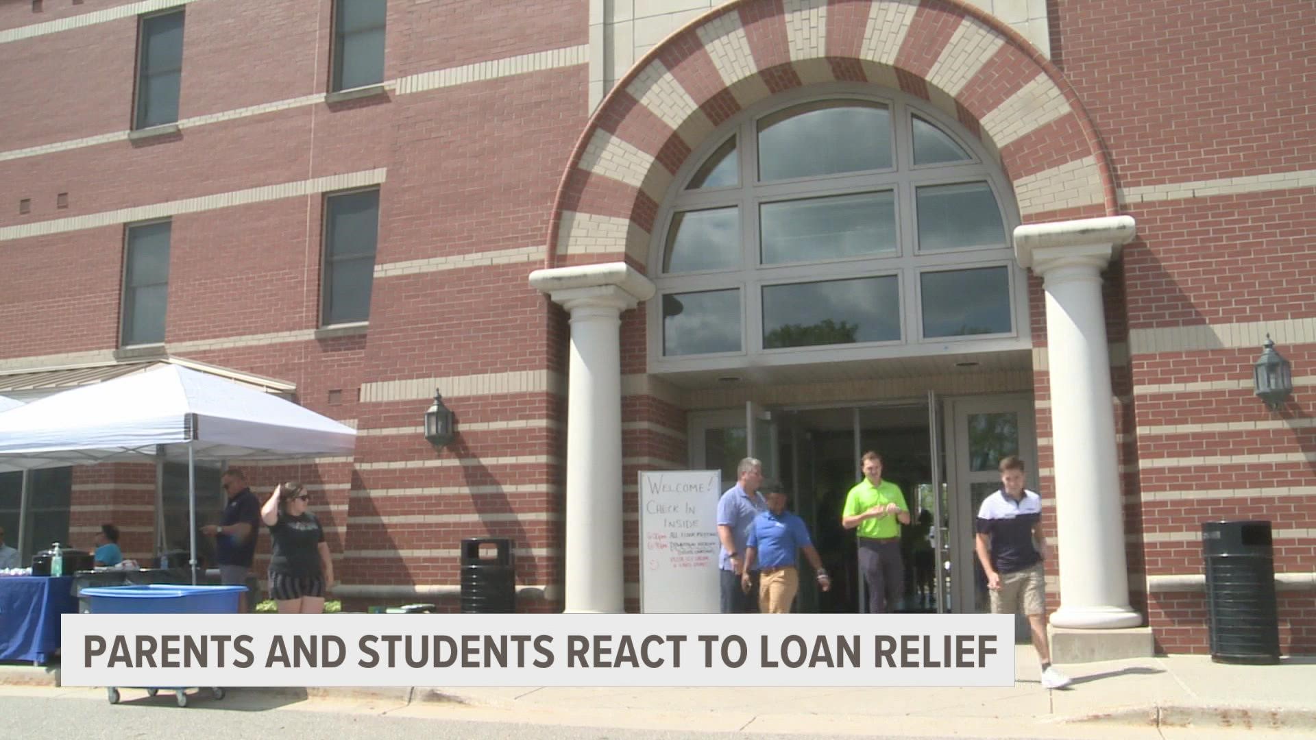 In Michigan alone, nearly 1.5 million people owe $51 billion in student loans. It's a huge relief not just for students, but also for their families.