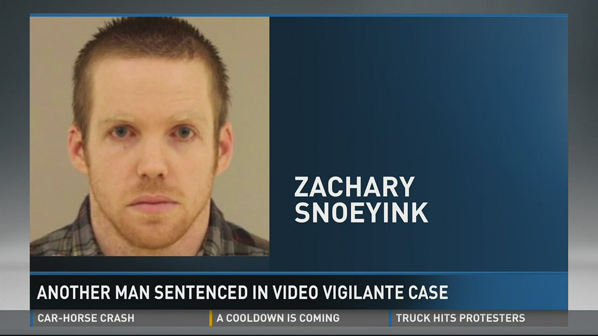 Zachary Snoeyink pleaded no contest in August to a reduced charge stemming from his encounter with video vigilante Zach Sweers outside a fast food restaurant.