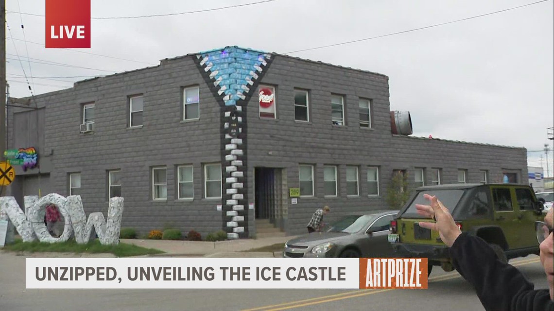 UNZIPPED | Unveiling the ArtPrize exhibit at the Ice Castle