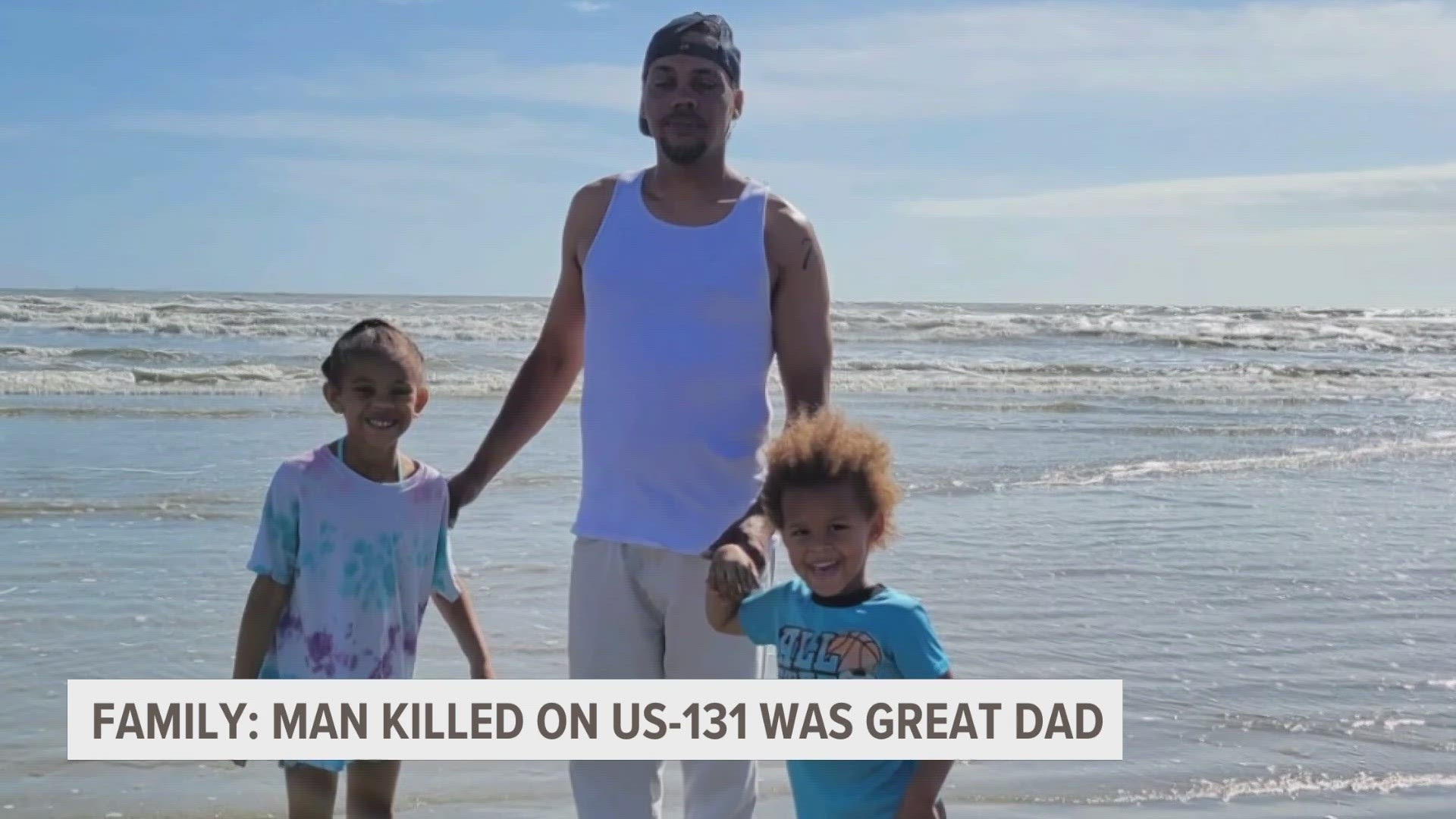 Smith was killed in front of his seven-year-old and five-year-old children, so the family is putting on a brave face for them.