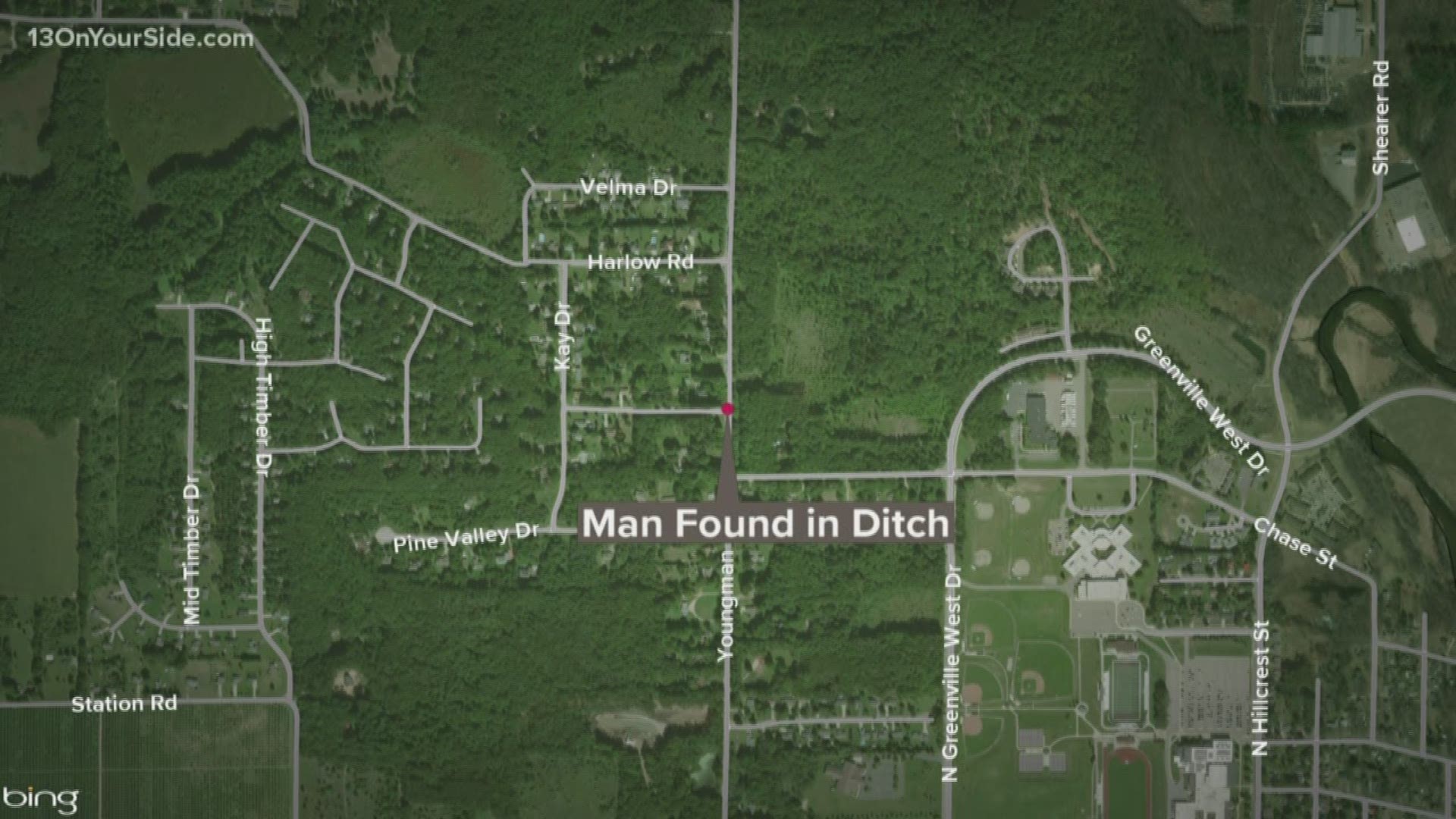 Authorities in Montcalm County are looking for the driver of a vehicle who hit a man and left him injured in a ditch. Based on the 27-year-old's injuries, investigators believe he may have been hit by a SUV or pickup truck.