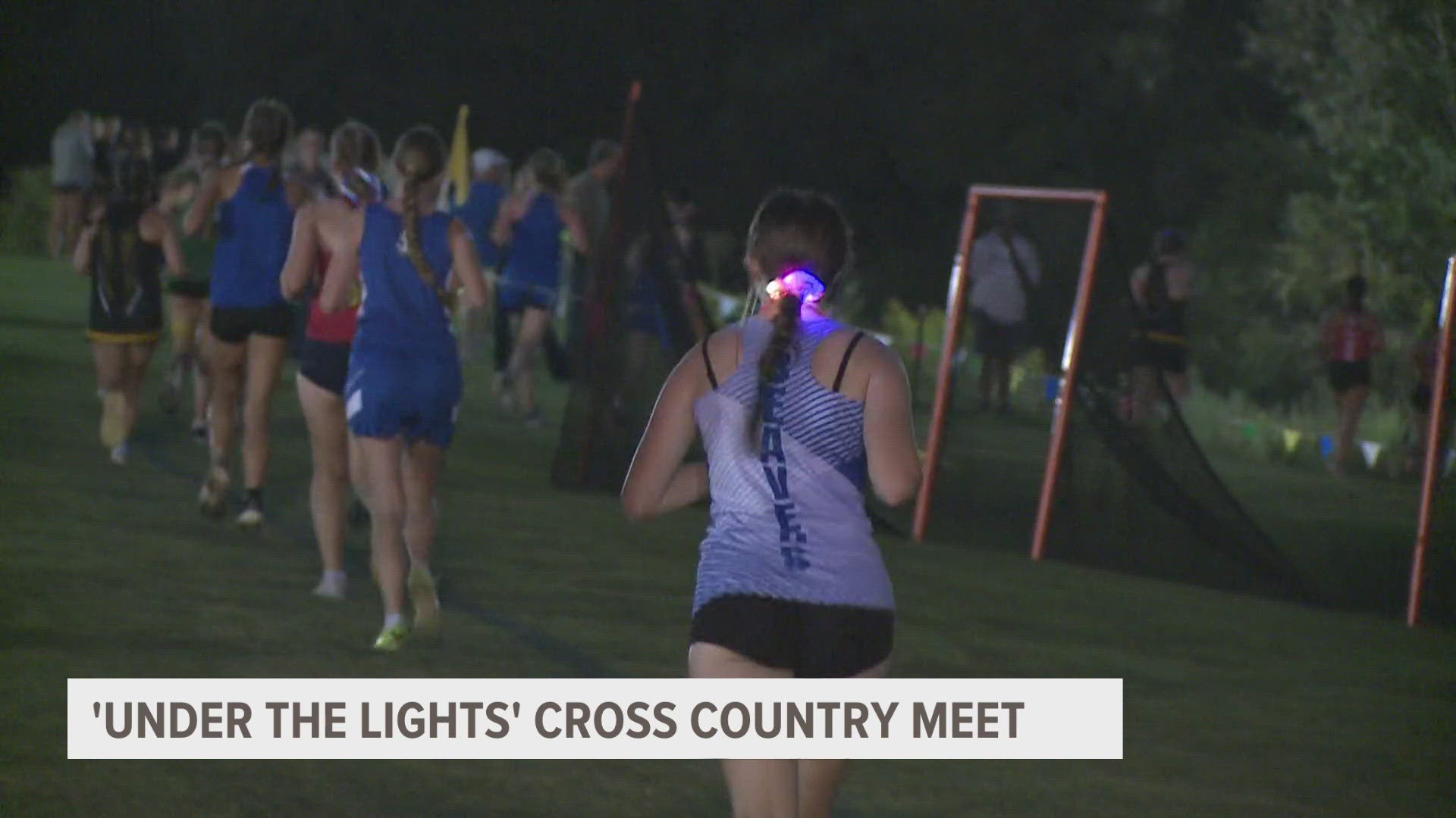 The first year the schools got together for "Under the Lights" they had just 33 runners participate. This year, they had about 80.