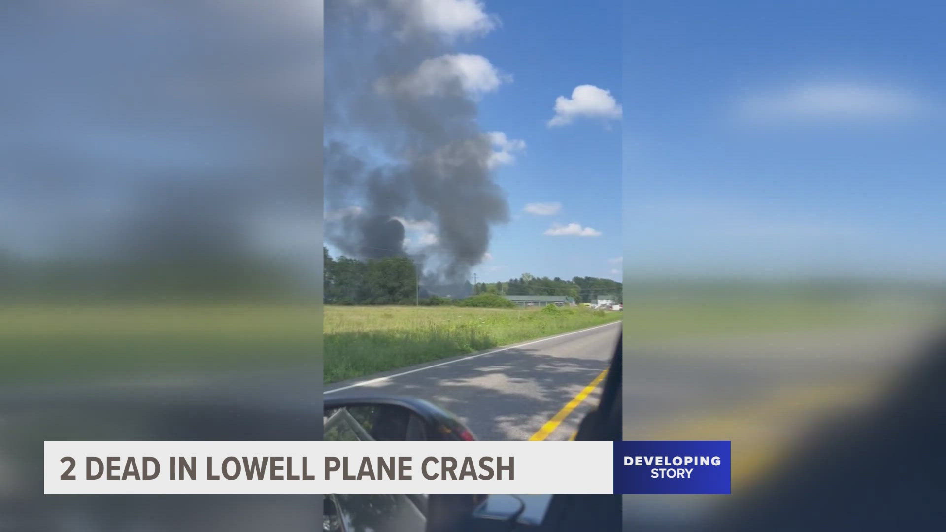 The crash happened around 4:30 p.m. Monday at Whistle Stop Storage Facility.