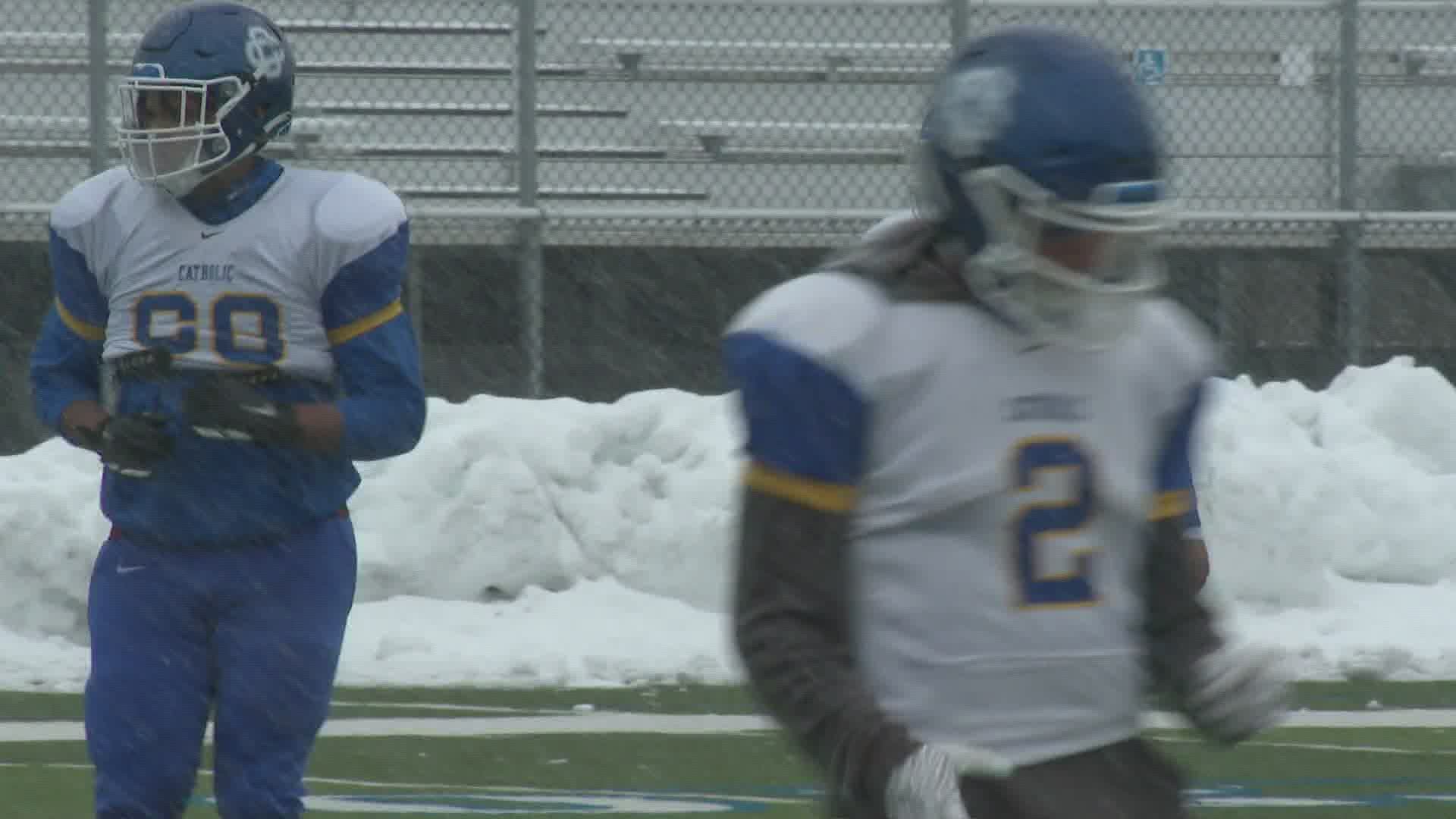Catholic Central head Todd Kolster insists that this Cougars team isn't the same as last year's state champ.