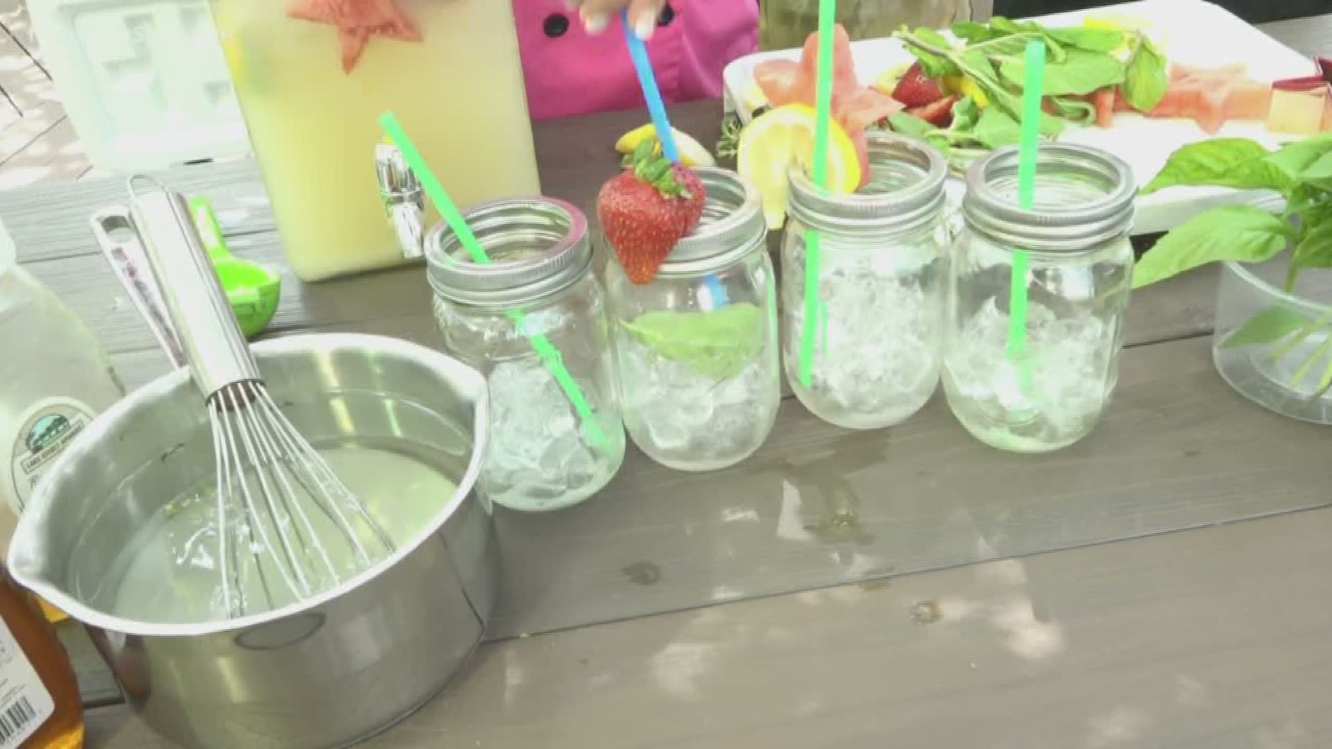 Chef Char joins 13 ON YOUR SIDE to help you stay refreshed this summer with some fruit and herb garnished lemonades!
