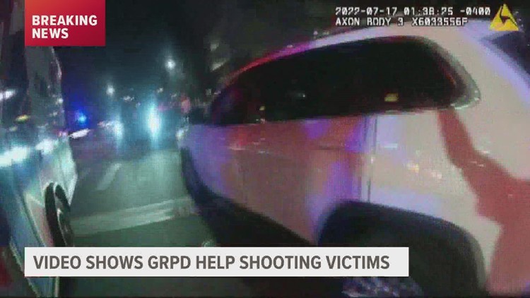 GRPD officer recalls helping gunshot victims