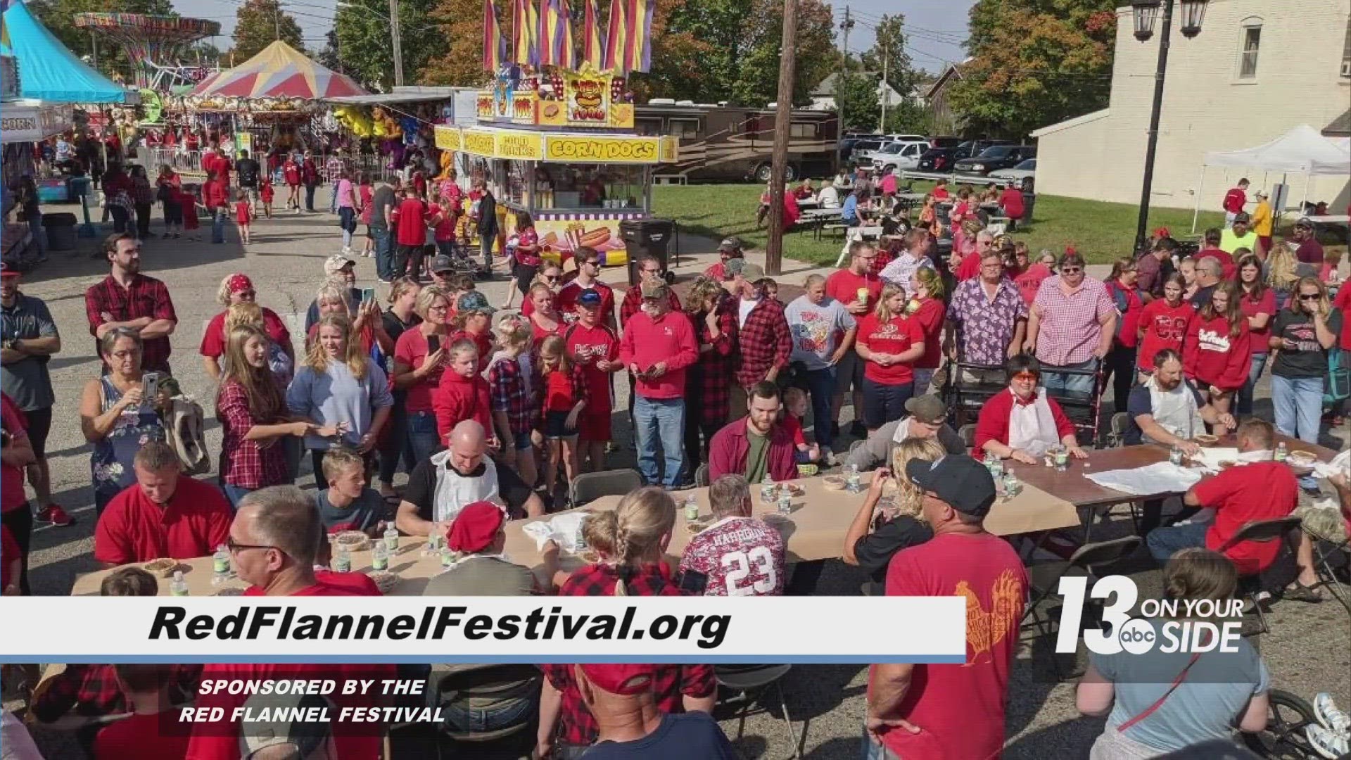 Events get started on September 30 and then Red Flannel Day is October 7.