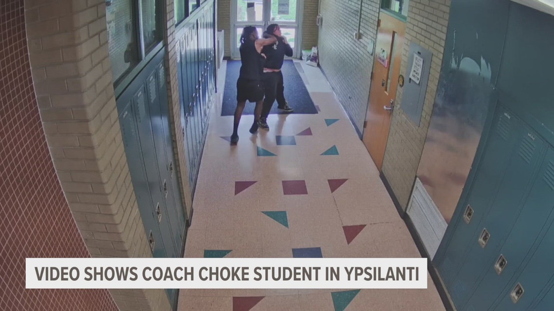 Video shows coach choke student in Ypsilanti