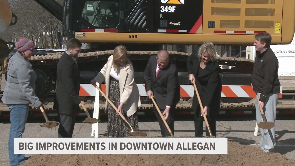 Big improvements coming to downtown Allegan