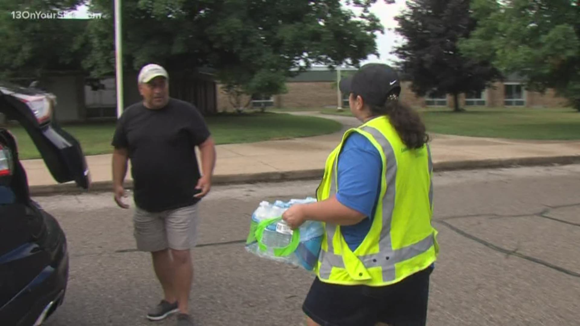 Consumers Energy cools off residents with ice, water