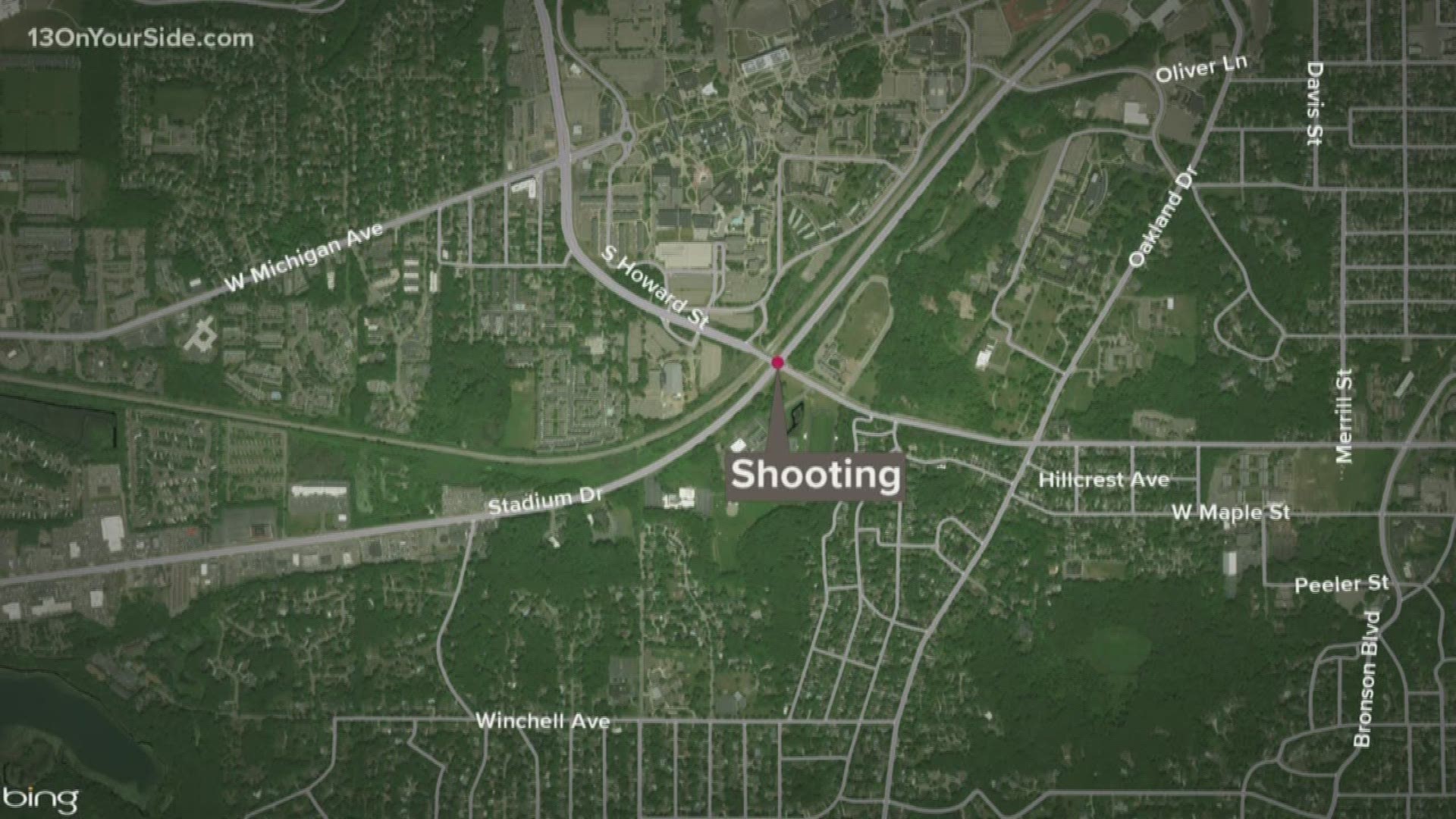 Authorities in Kalamazoo are investigating a shooting early Friday morning that left three people injured. Witnesses described the suspect vehicle as a yellow Chevy Camaro, possibly with black racing stripes. It left the area immediately after the shooting.