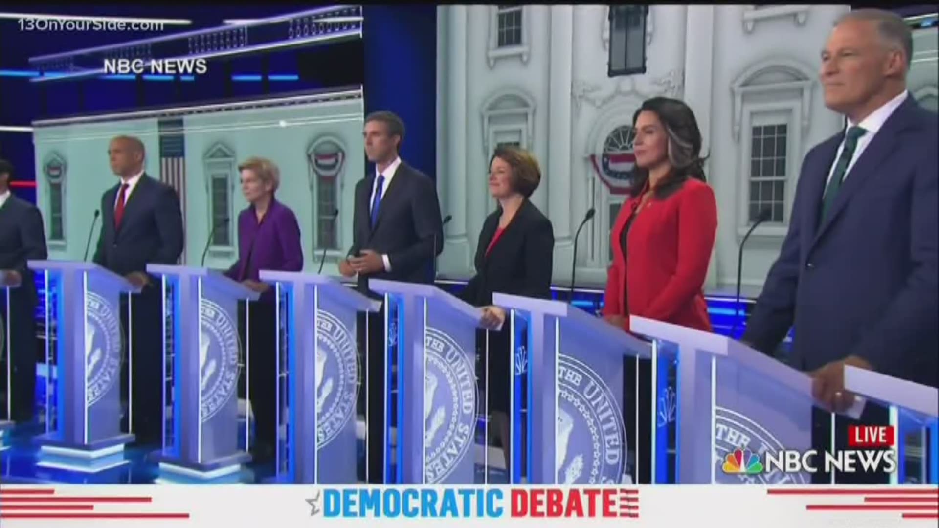Audio problems disrupted the Democratic Debate Wednesday night. President Trump took to Twitter to give his take on the event and declared the debate "boring."