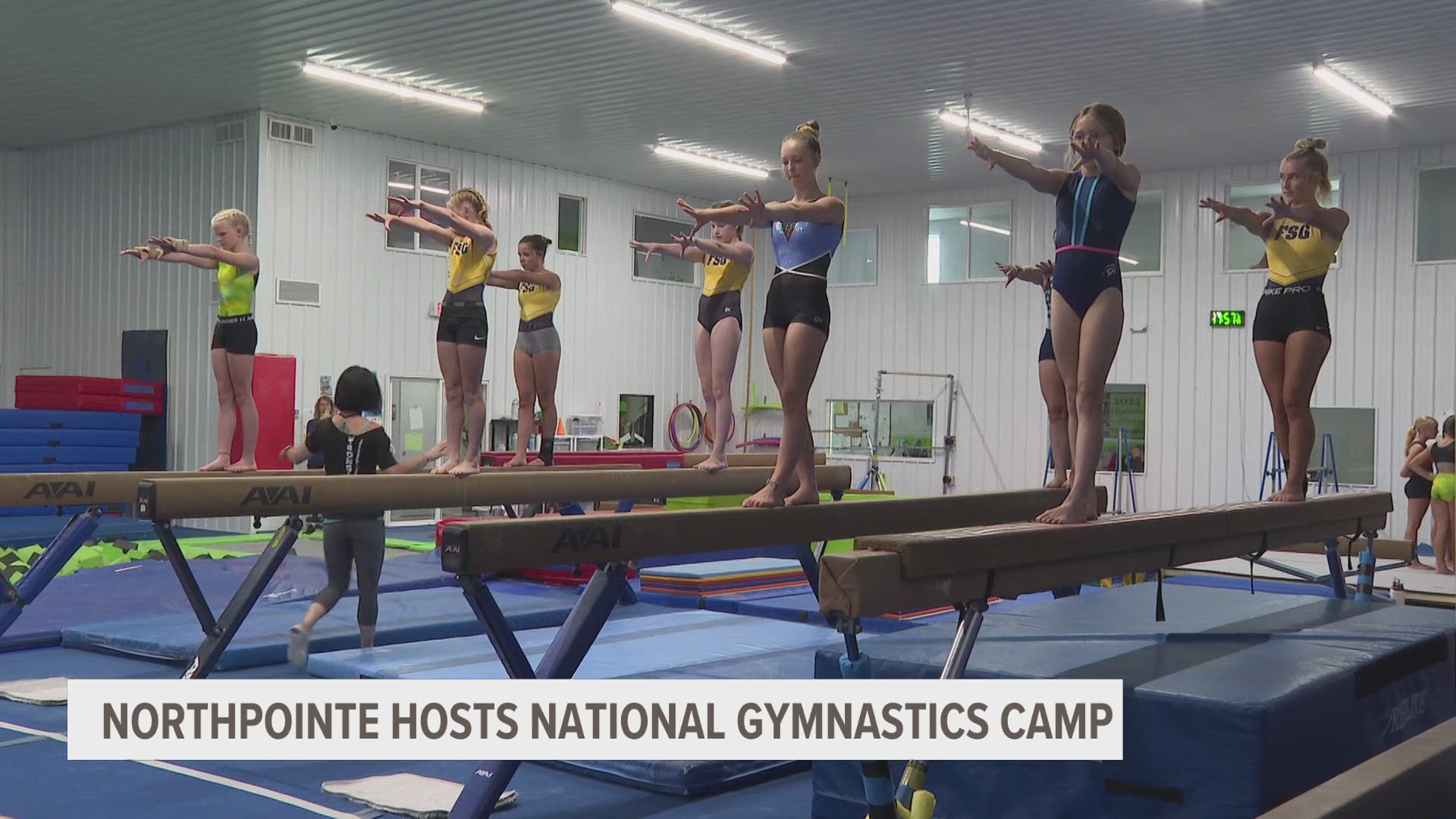 The camp is inspiring young gymnasts to dream big and stick the landing.