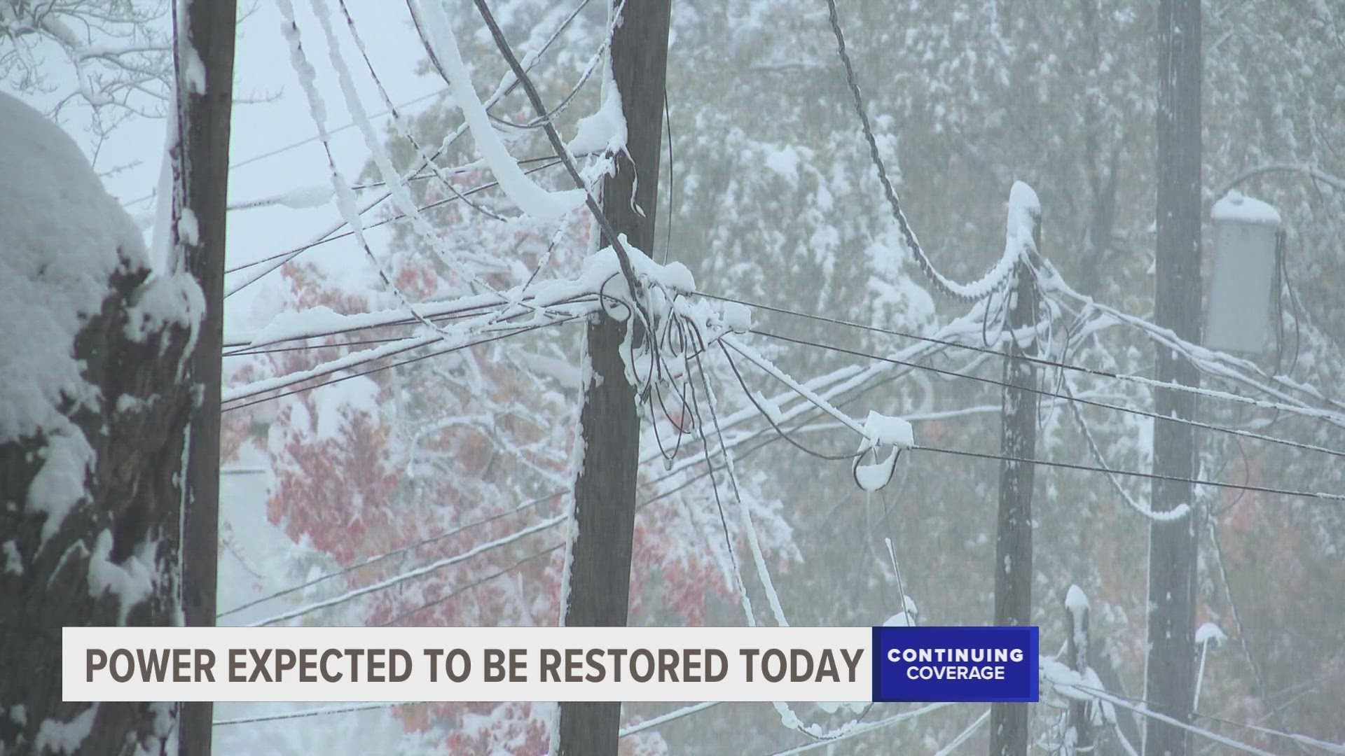 Consumers Energy has more than 200 crews out working to restore power to thousands in the dark in Muskegon County.