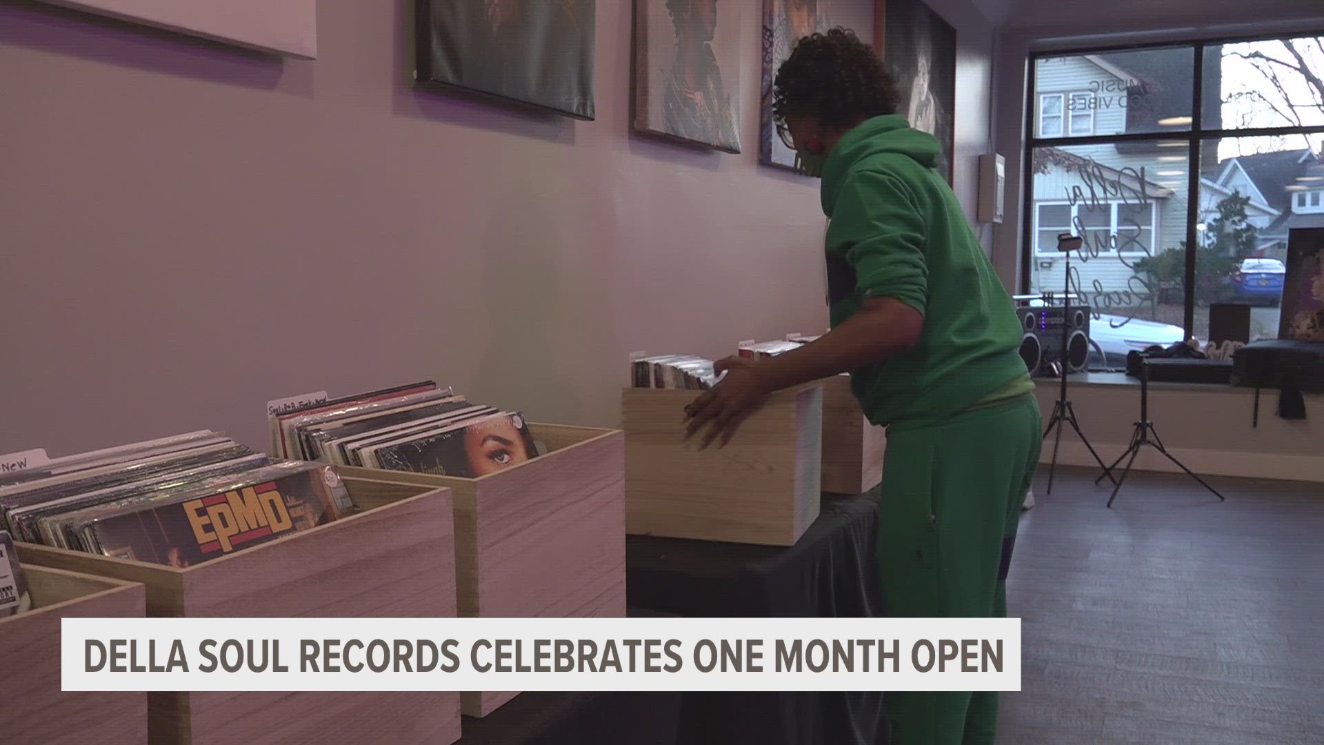 Della Soul Records just celebrated one month of being open for business and they're doing well heading into the holiday shopping season.